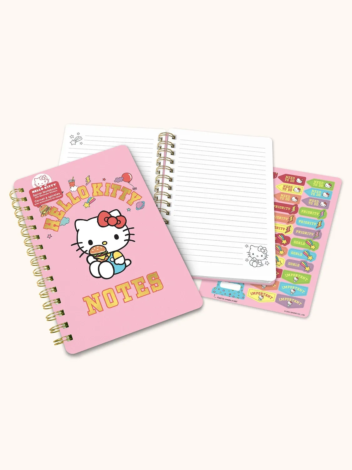 Hello Kitty x Studio Oh! College Letters Agatha notatbok