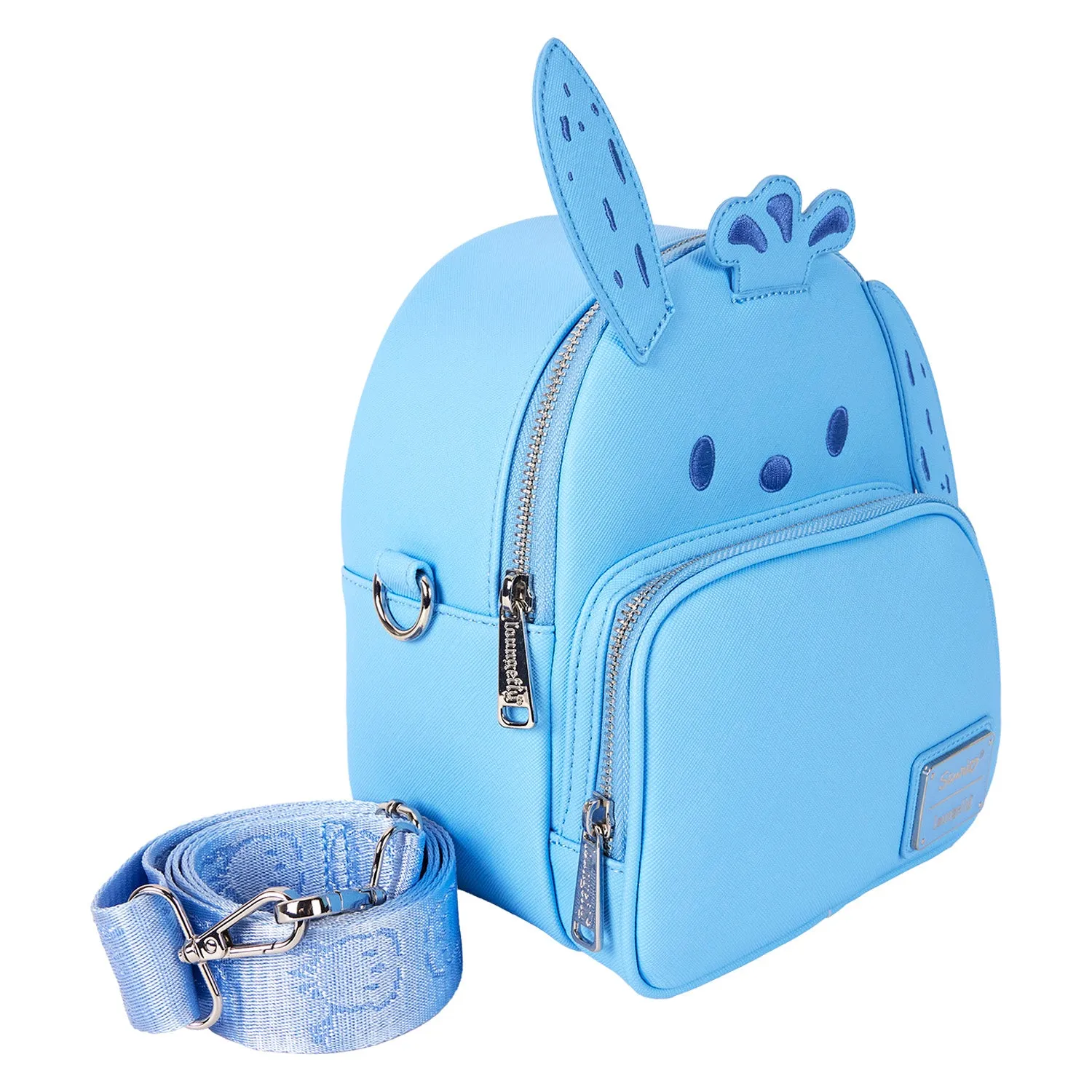 Hello Kitty Pochacco x Loungefly Color Dip mini-ryggsekk blå