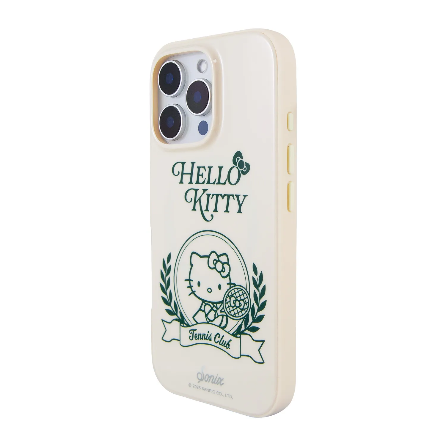 Hello Kitty x Sonix Tennis Club iPhone 16 Pro-deksel beige MagSafe