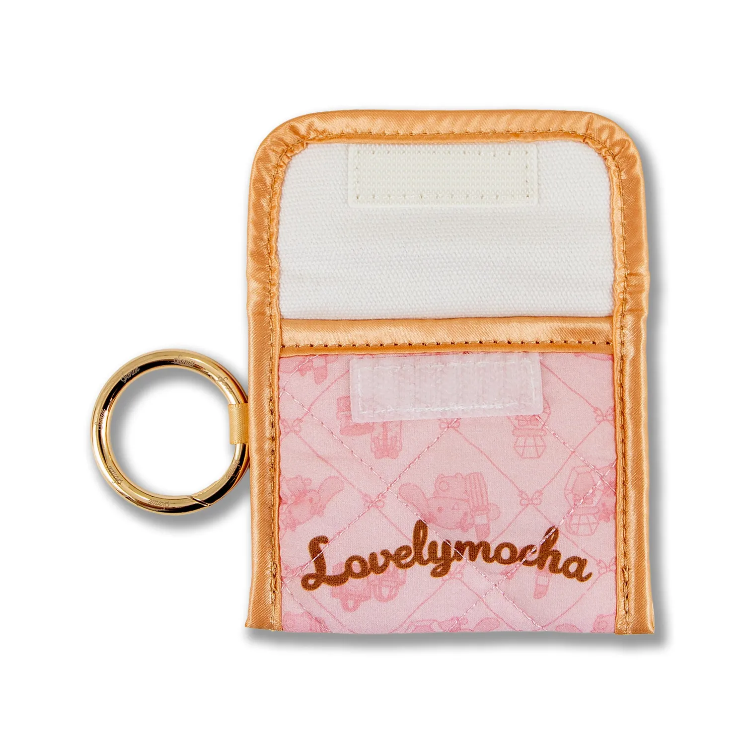 Hello Kitty Lovelymocha x Sonix Ear Bud Pouch quiltet etui