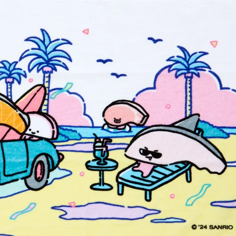 Hello Kitty Summer Festival Forever Kirimichan håndkle 30 x 13 tommer bomull