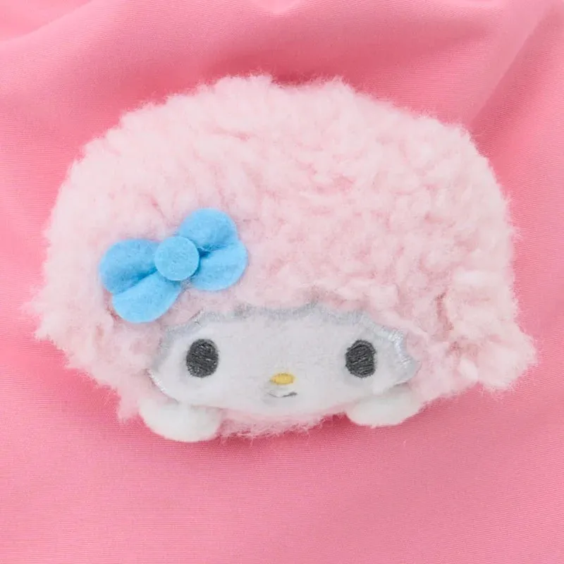 My Sweet Piano Face Plush Drawstring reiseveske