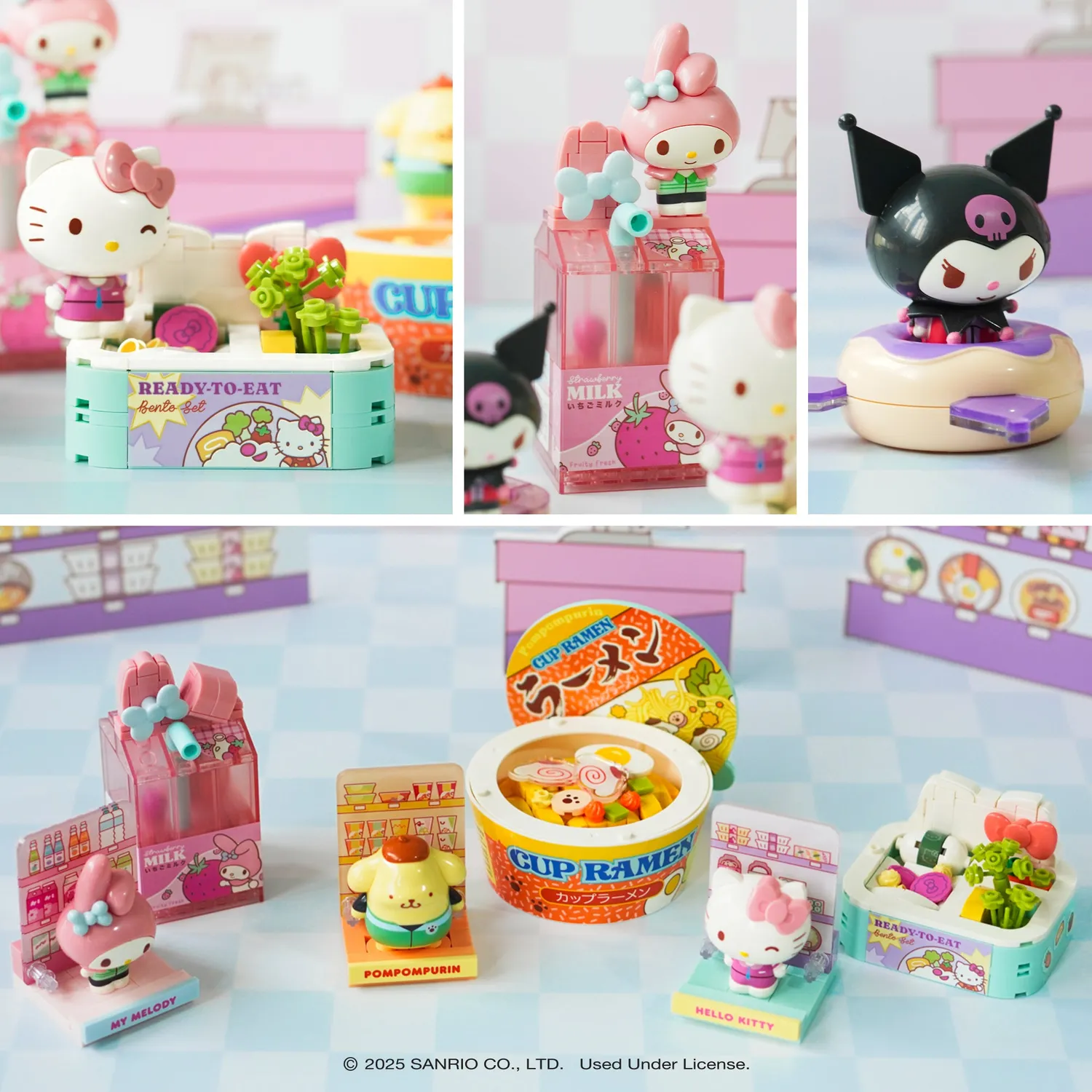 Hello Kitty Konbini Building Blocks Set Ready-to-Eat Rice byggesett