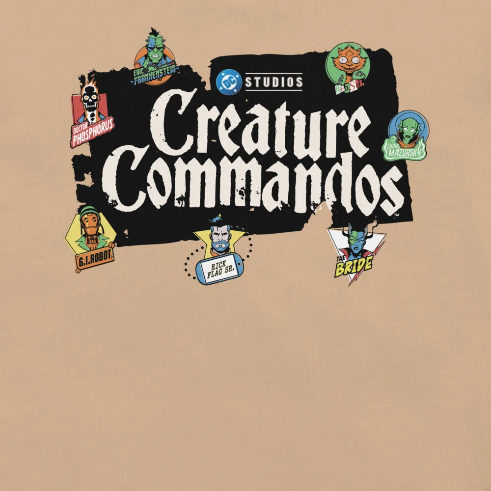 Batman Creature Commandos Roll Call t-skjorte