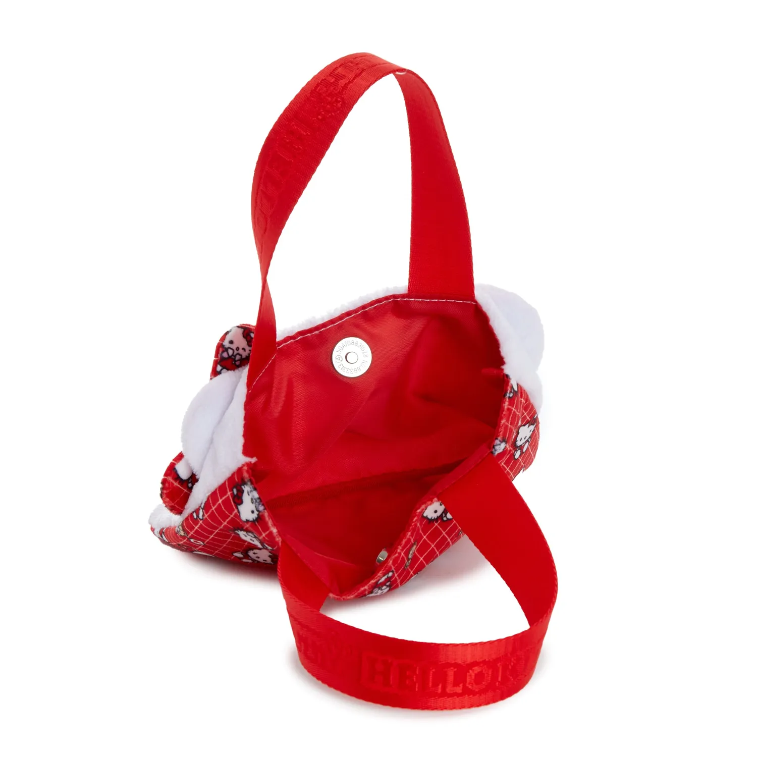 Hello Kitty Ruby Red Series Plush Mini Tote miniveske rød