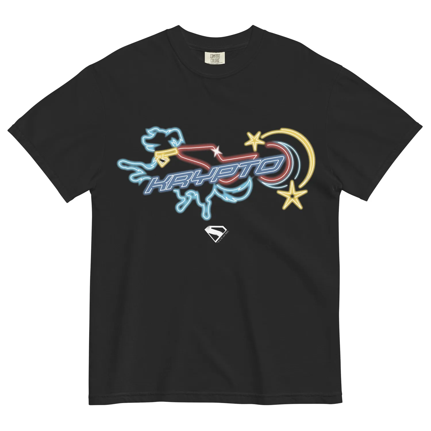Supergirl (2026 Movie) Neon Krypto Comfort Colors t-skjorte