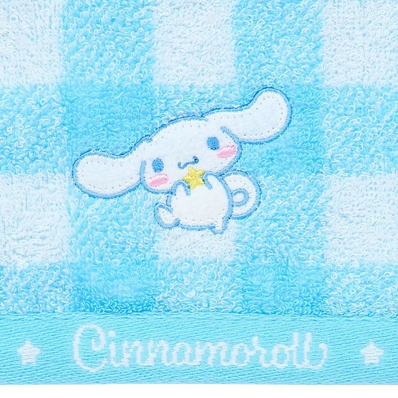 Hello Kitty Cinnamoroll Imabari håndkle rutete i bomull