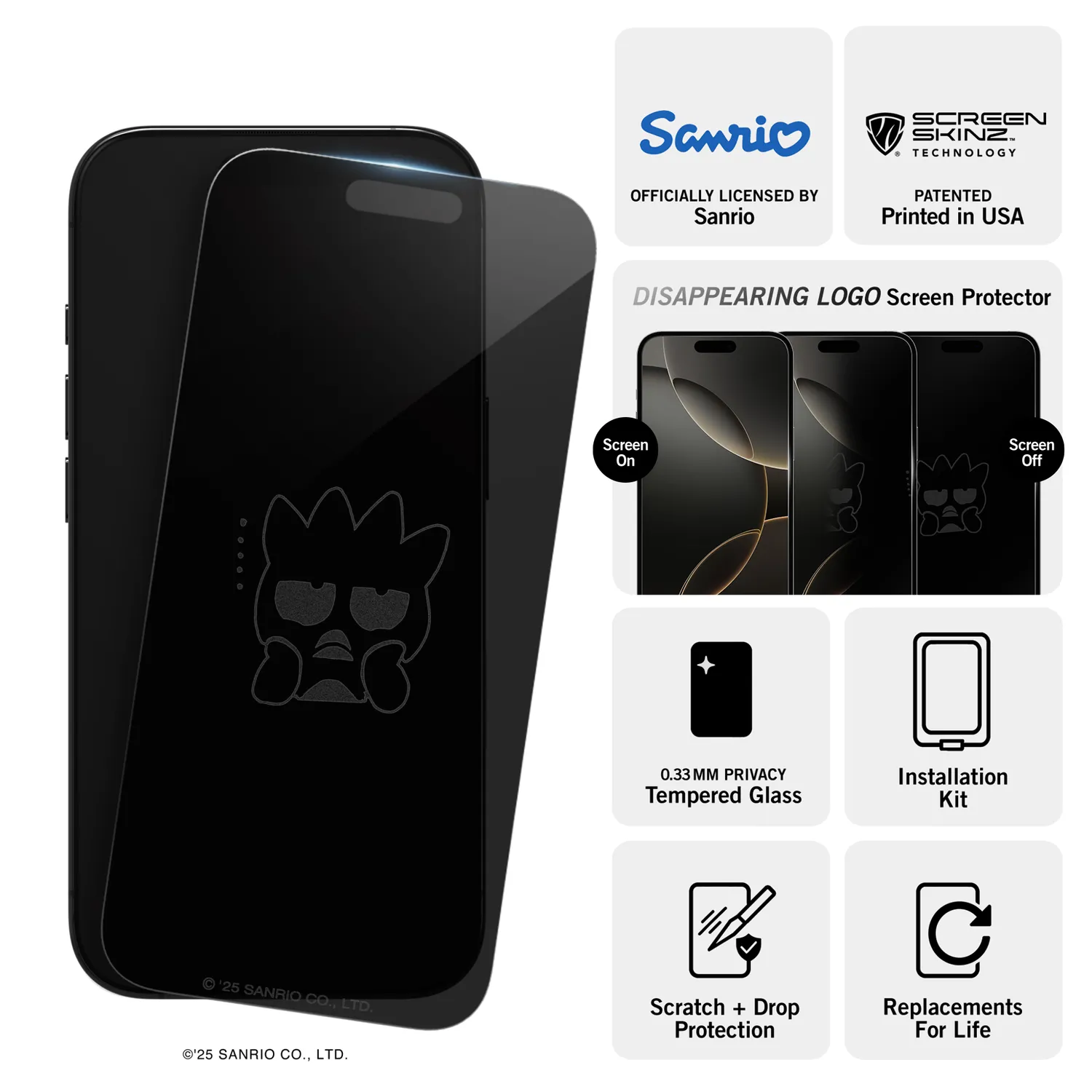 Screen Skinz Badtz-Maru Thinking skjermbeskytter iPhone 14/13/13 Pro
