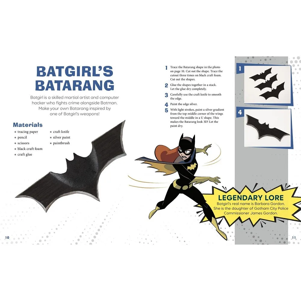 DC Super Heroes Crafts, Recipes, and Projects hobbybok 43 prosjekter