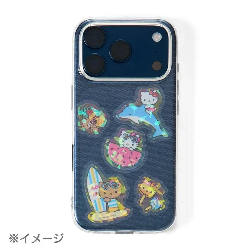 Sanrio Characters 30-Piece Summer klistremerker – holografiske