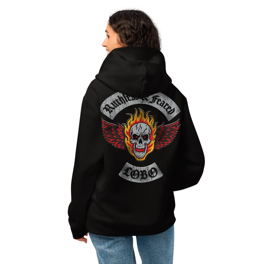 Batman SUPERGIRL (2026 Movie) Lobo Oversized Heavyweight Hoodie svart