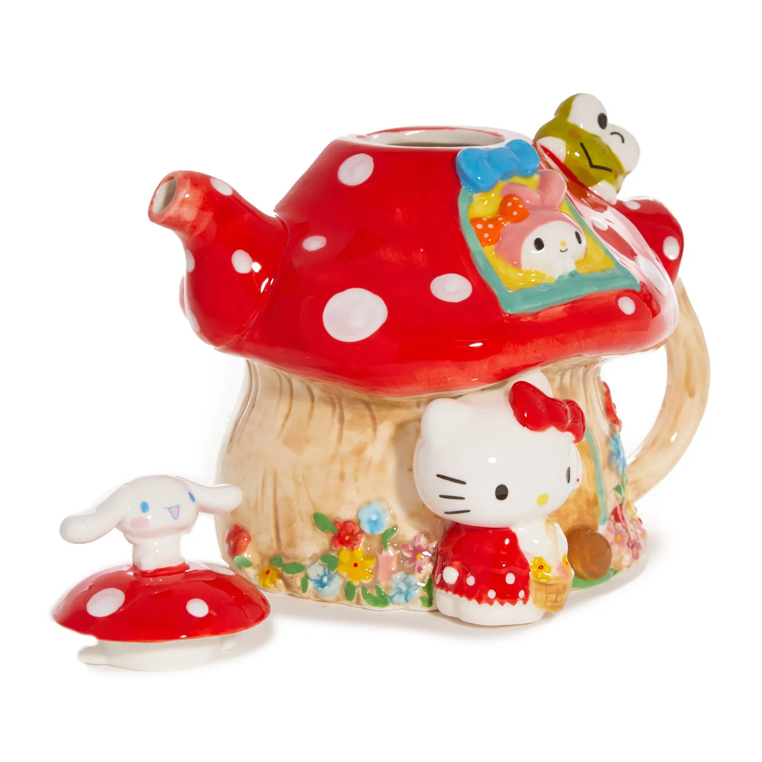 Hello Kitty and Friends Ceramic Mushroom Teapot tekanne