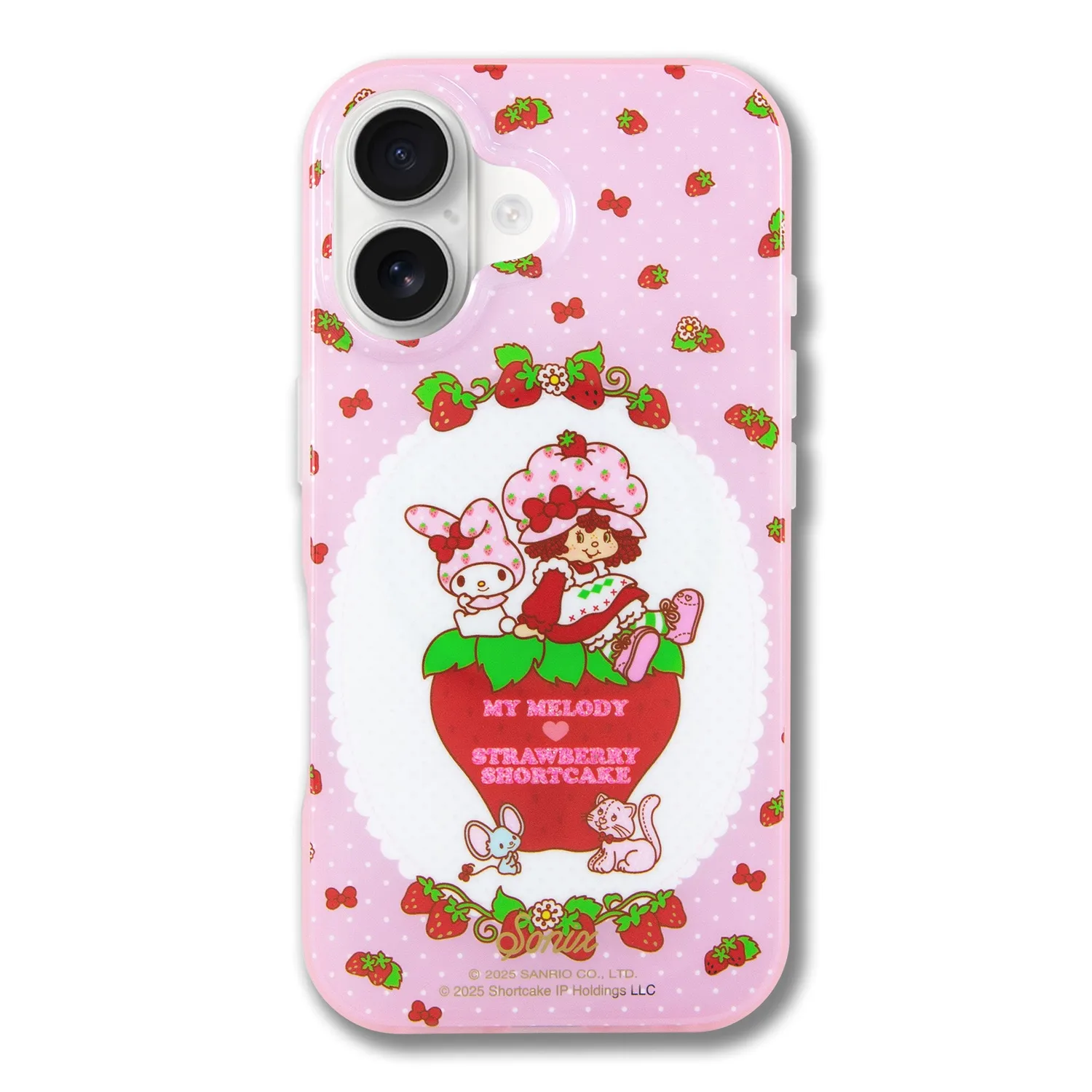 Sonix My Melody x Strawberry Shortcake iPhone-deksel rosa