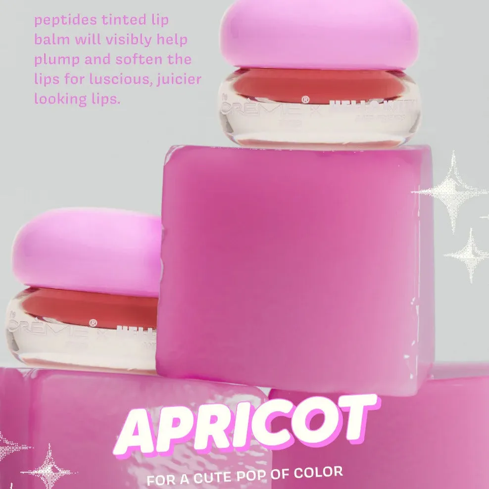 Hello Kitty Kuromi x The Crème Shop Gloss Jelly Tinted Peptide Lip Glaze Apricot lipgloss