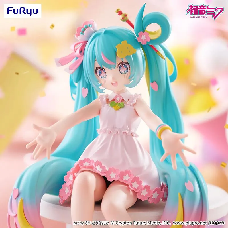 Vocaloid Hatsune Miku 10th Anniversary noodle stopper-figur 14,5 cm