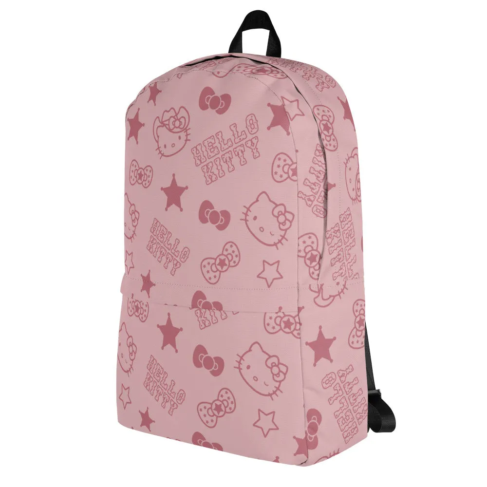 Hello Kitty Pink Western ryggsekk 15 tommer laptop vannavvisende