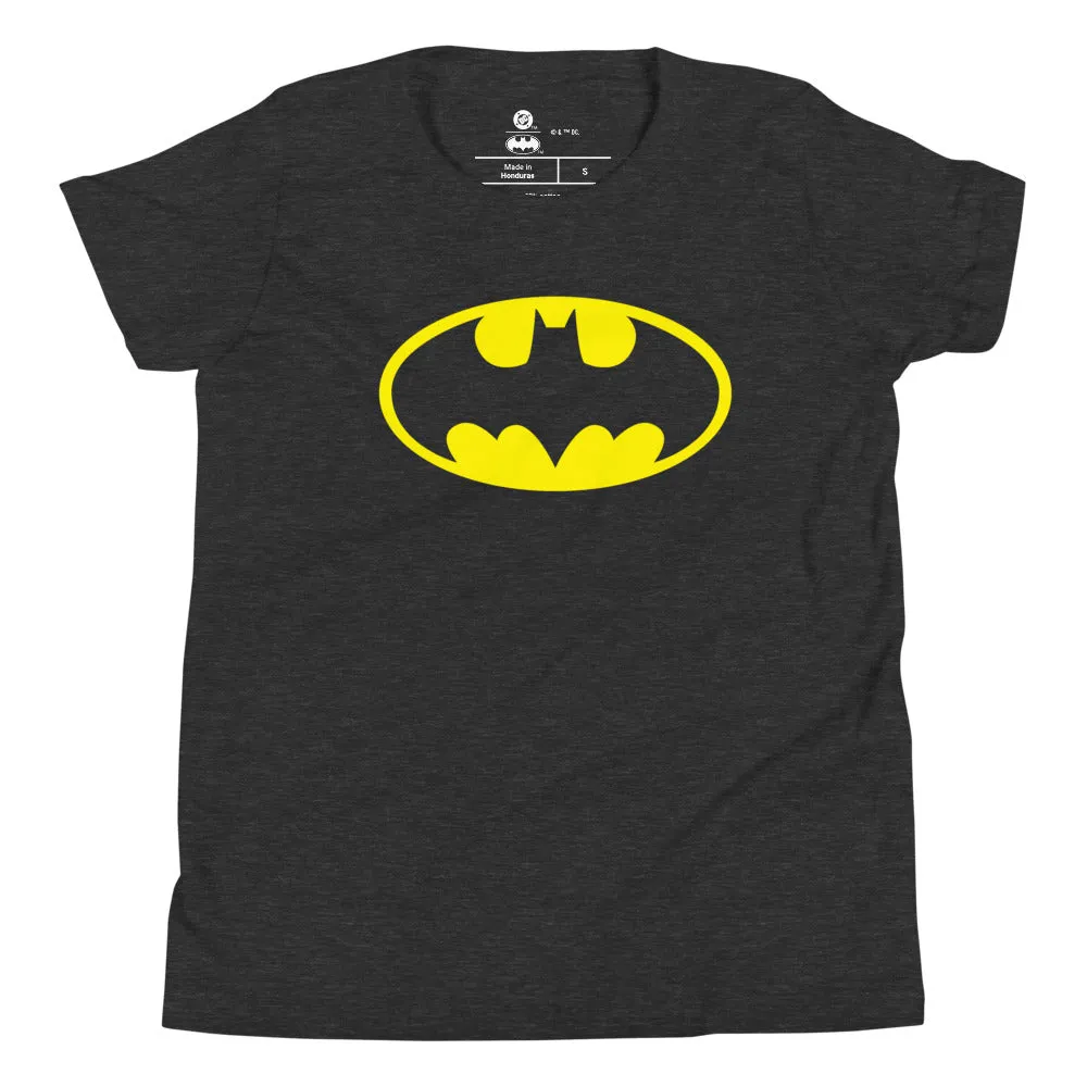 Batman Batman Logo T-skjorte ungdom svart