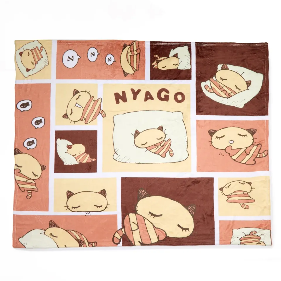 Nyago Lazy Day Throw Blanket pledd 50 × 60 tommer polyester