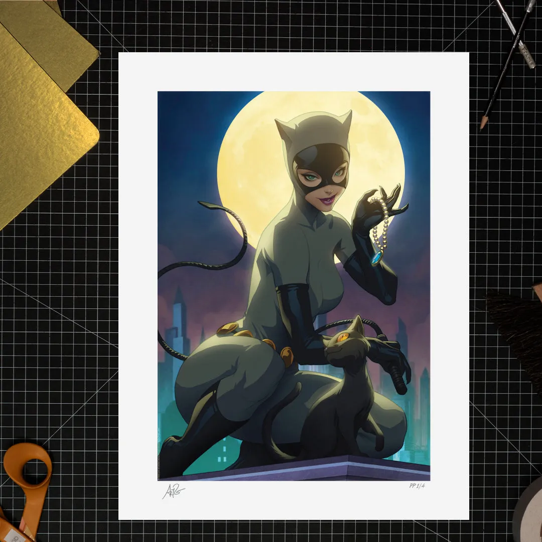 Catwoman Batman: The Animated Series kunsttrykk av Artgerm – 18 × 24 tommer