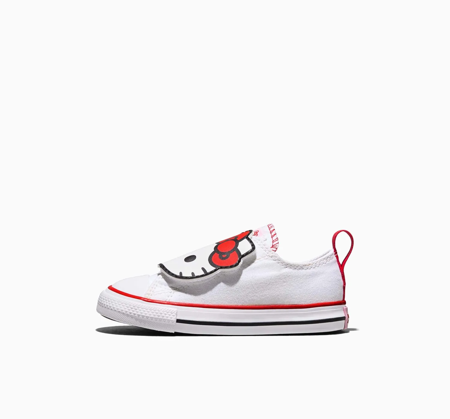 Converse Chuck Taylor All Star One Strap Easy-On Sneaker småbarnssko WT/WT/RD
