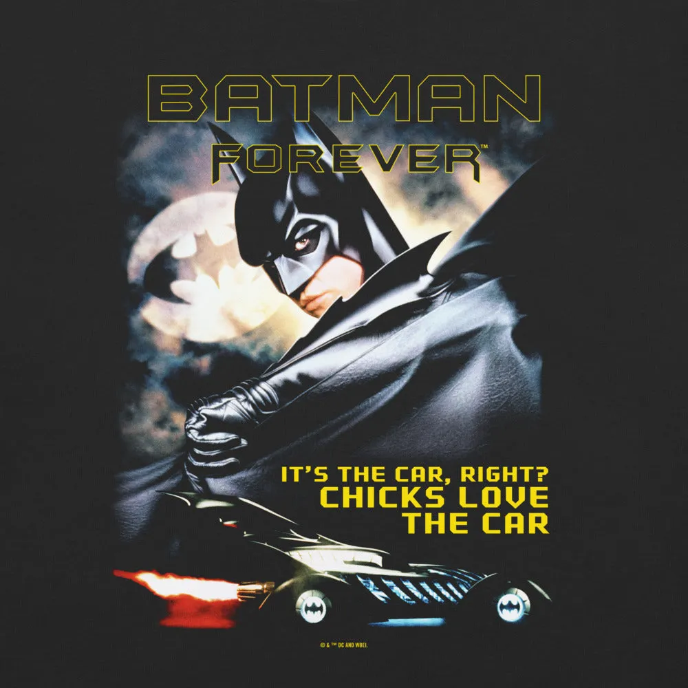 Batman BATMAN FOREVER The Car T-skjorte svart Comfort Colors