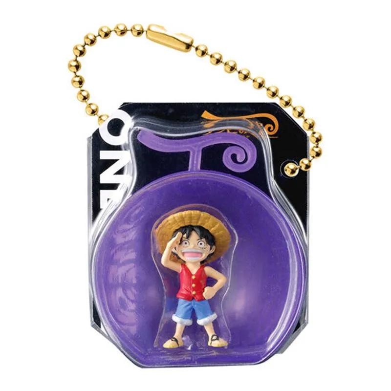 Neo Tokyo One Piece Fruit Micro Blister Charm Gacha nøkkelring tilfeldig