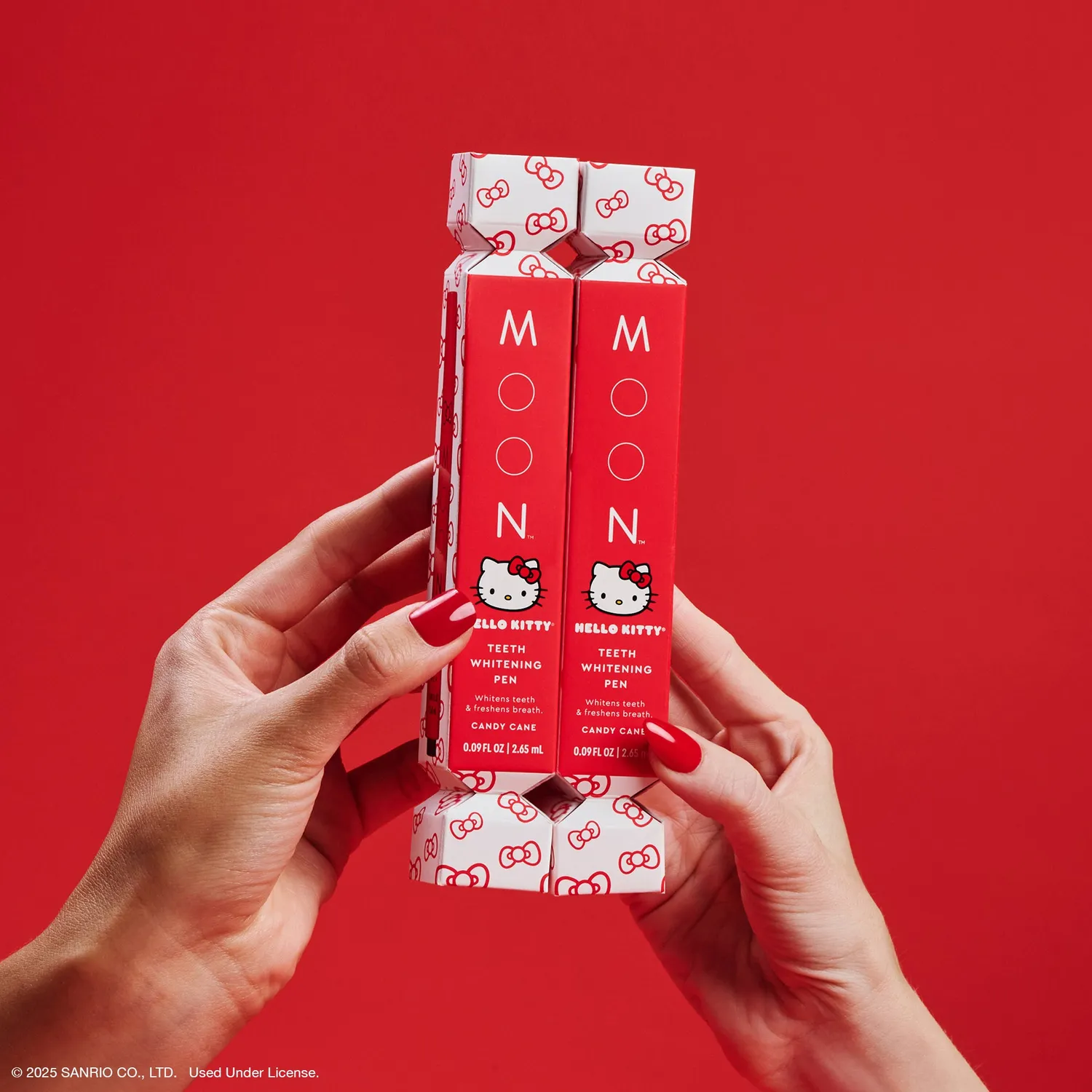 Hello Kitty x MOON Oral Beauty Whitening Pen Duo tannblekingspenner Candy Cane