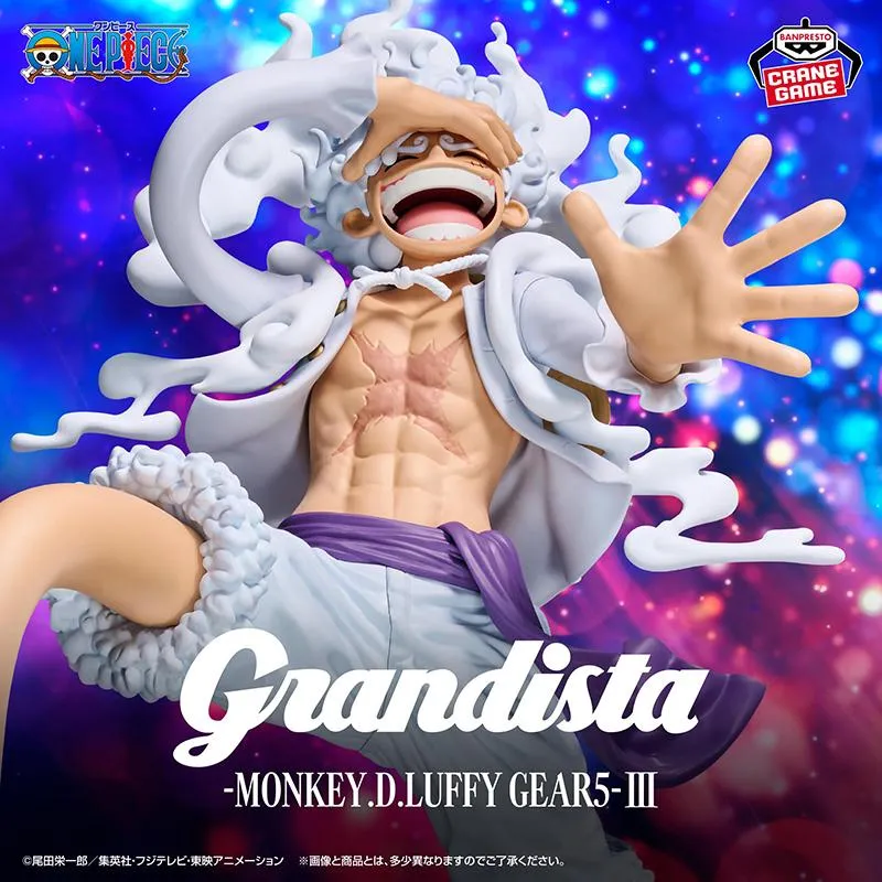 One Piece Grandista III Gear 5 Luffy figur 27 cm PVC