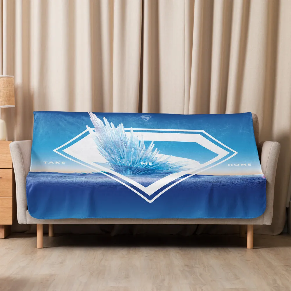Batman SUPERMAN (2025 Movie) Fortress of Solitude sherpapledd 50 × 60 in