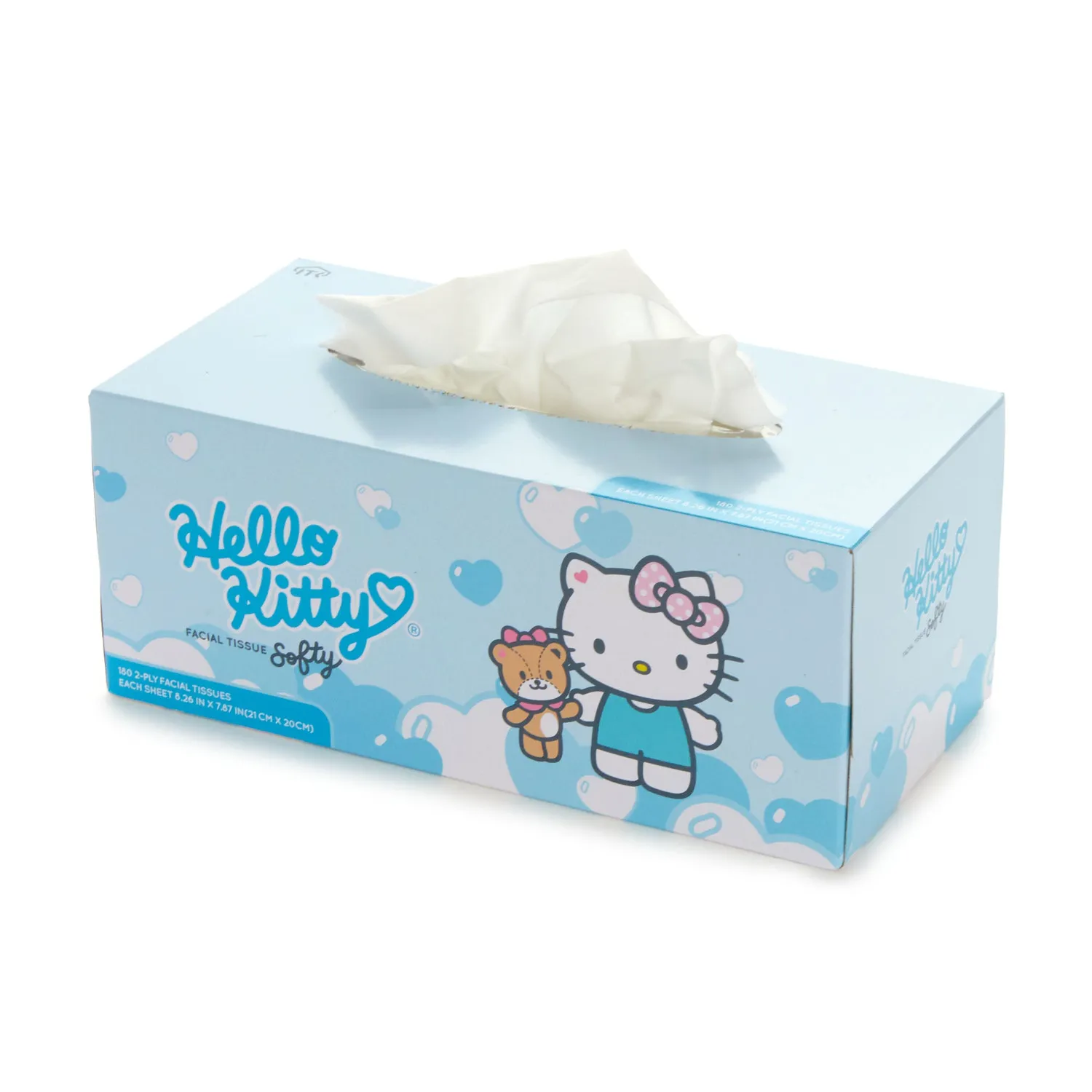 Hello Kitty Softly Facial ansiktsservietter 3 esker 2-lags