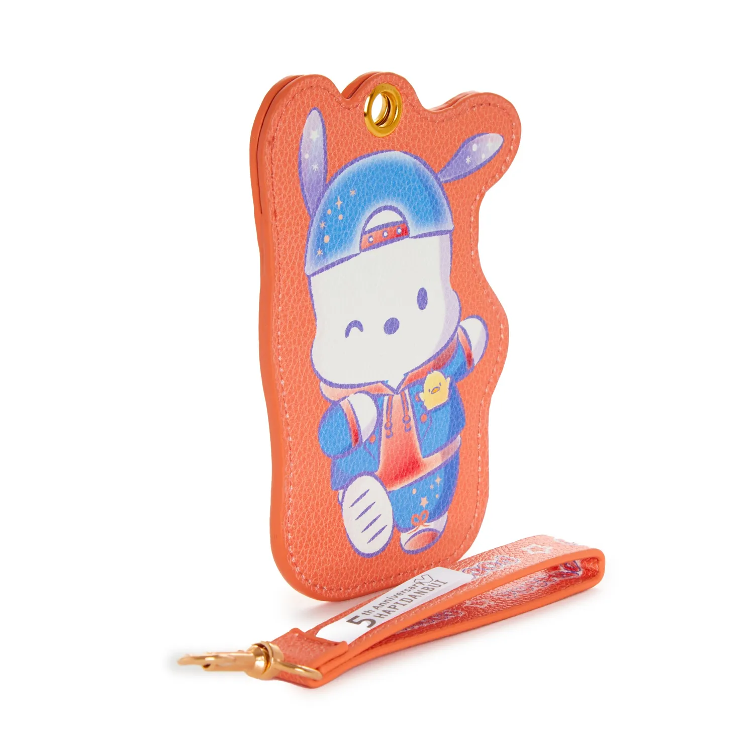 Hello Kitty Hapidanbui Boy Band Pochacco ID Badge Holder kortholder