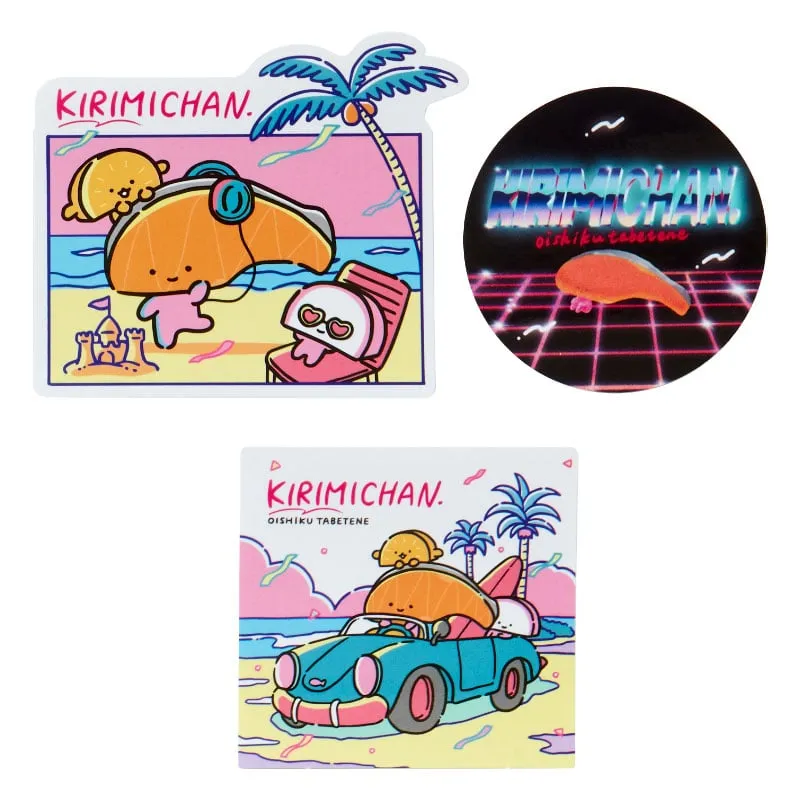 Hello Kitty Summer Festival Forever Series Kirimichan 10-Pc Sticker Pack klistremerker