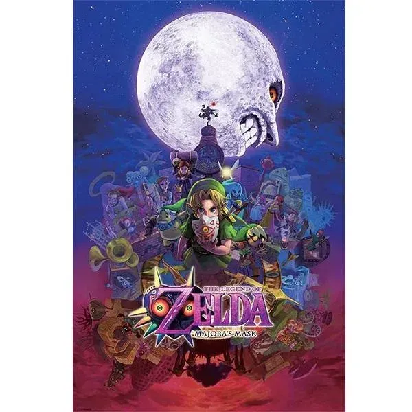 Neo Tokyo Zelda Majora’s Mask Key Visual plakat 61 × 91,5 cm