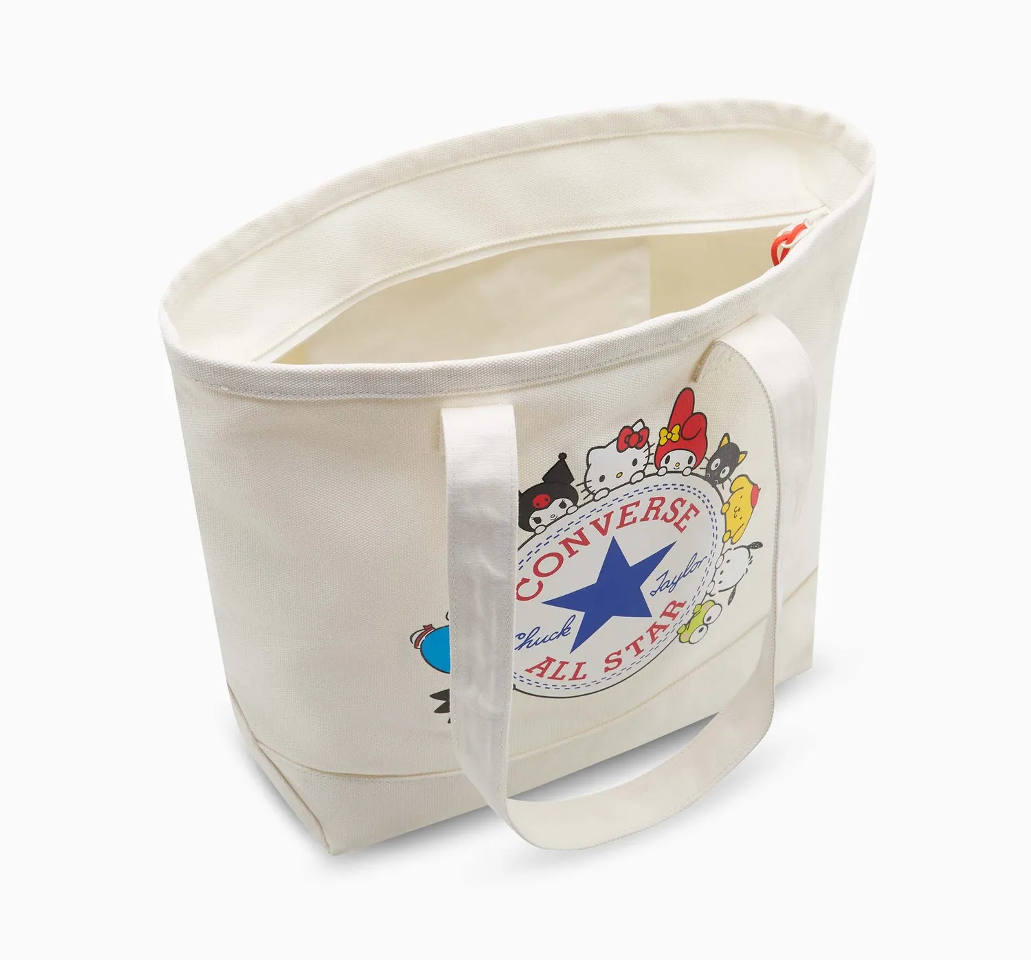 Converse x Hello Kitty and Friends Canvas Tote Bag handlenett hvit