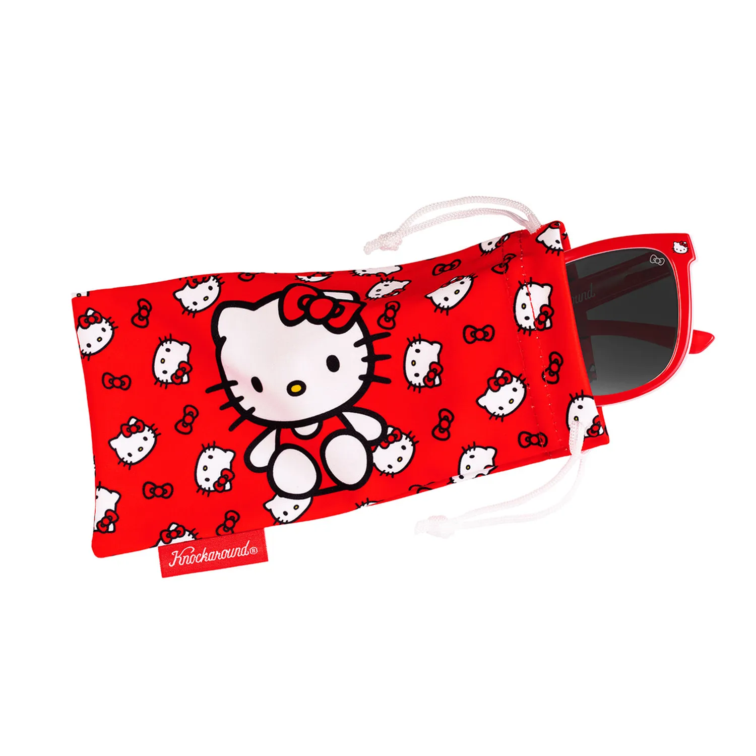 Hello Kitty x Knockaround Classic Red Sunglasses Premiums-solbriller