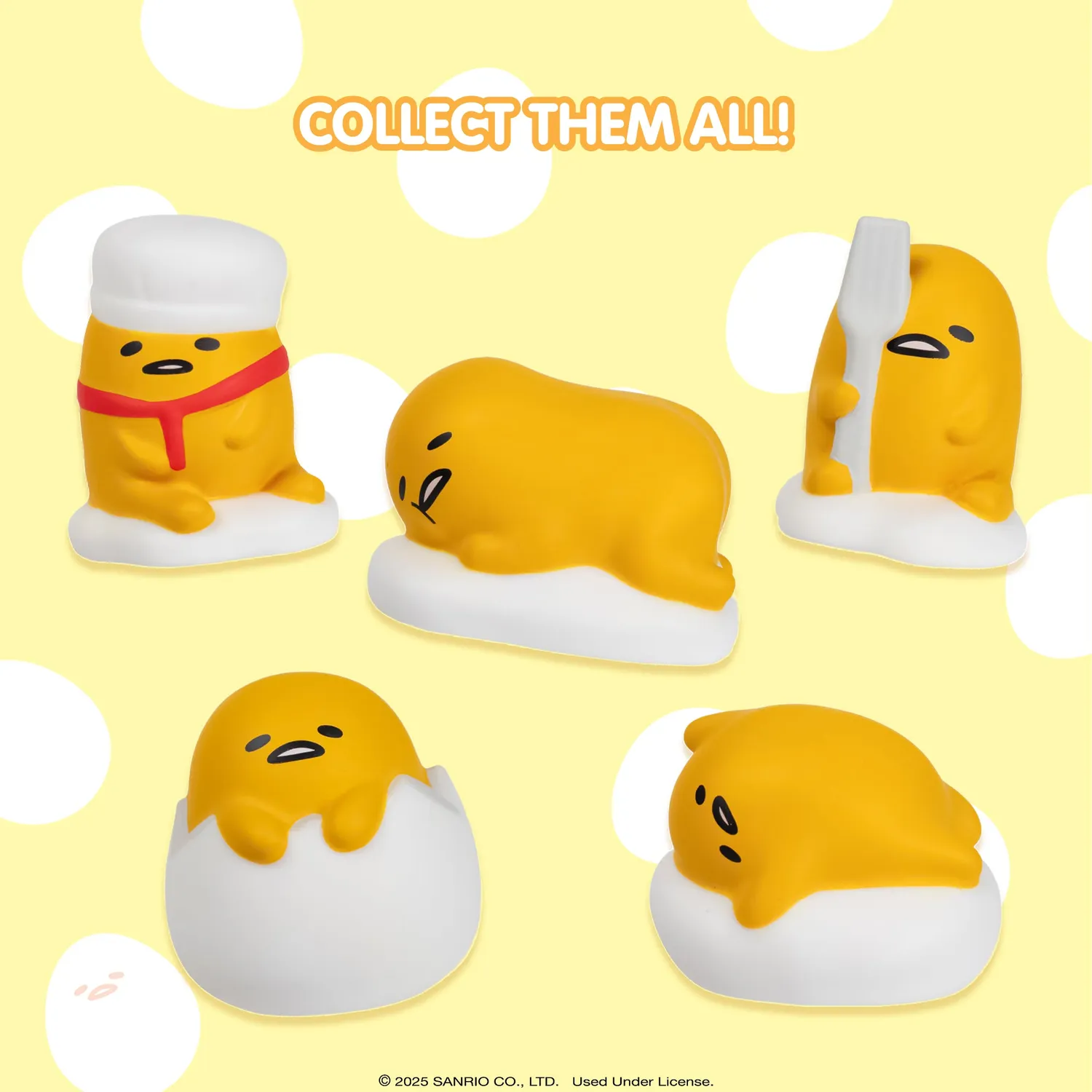 Hello Kitty Gudetama SquiSHU Capsule Series 2 klemmeleke 1 stk