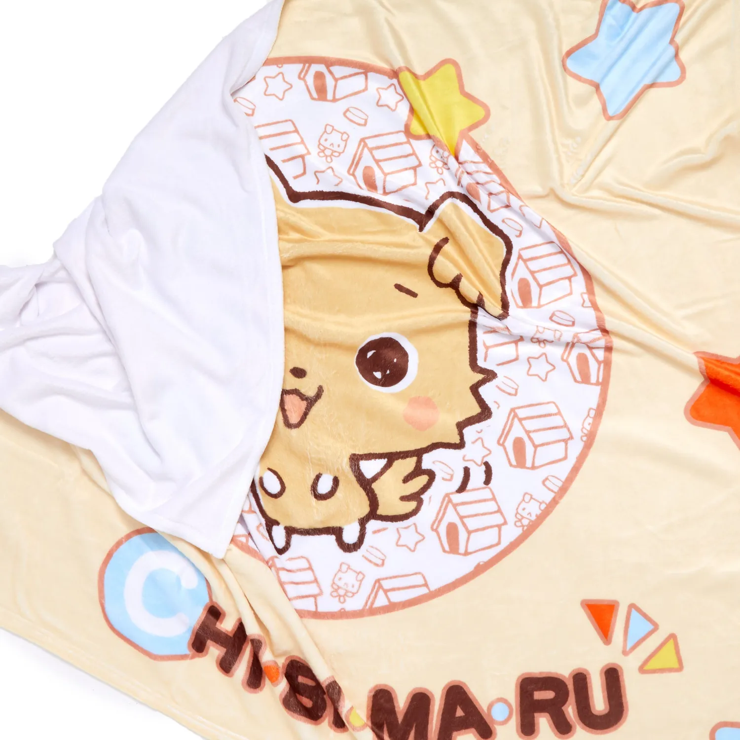Hello Kitty Chibimaru Cheerful Pup Throw Blanket pledd 127 × 152 cm polyester