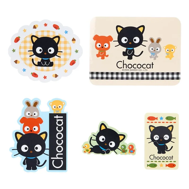 Chococat Sanrio Cat Club Series klistremerkepakke 15 ark