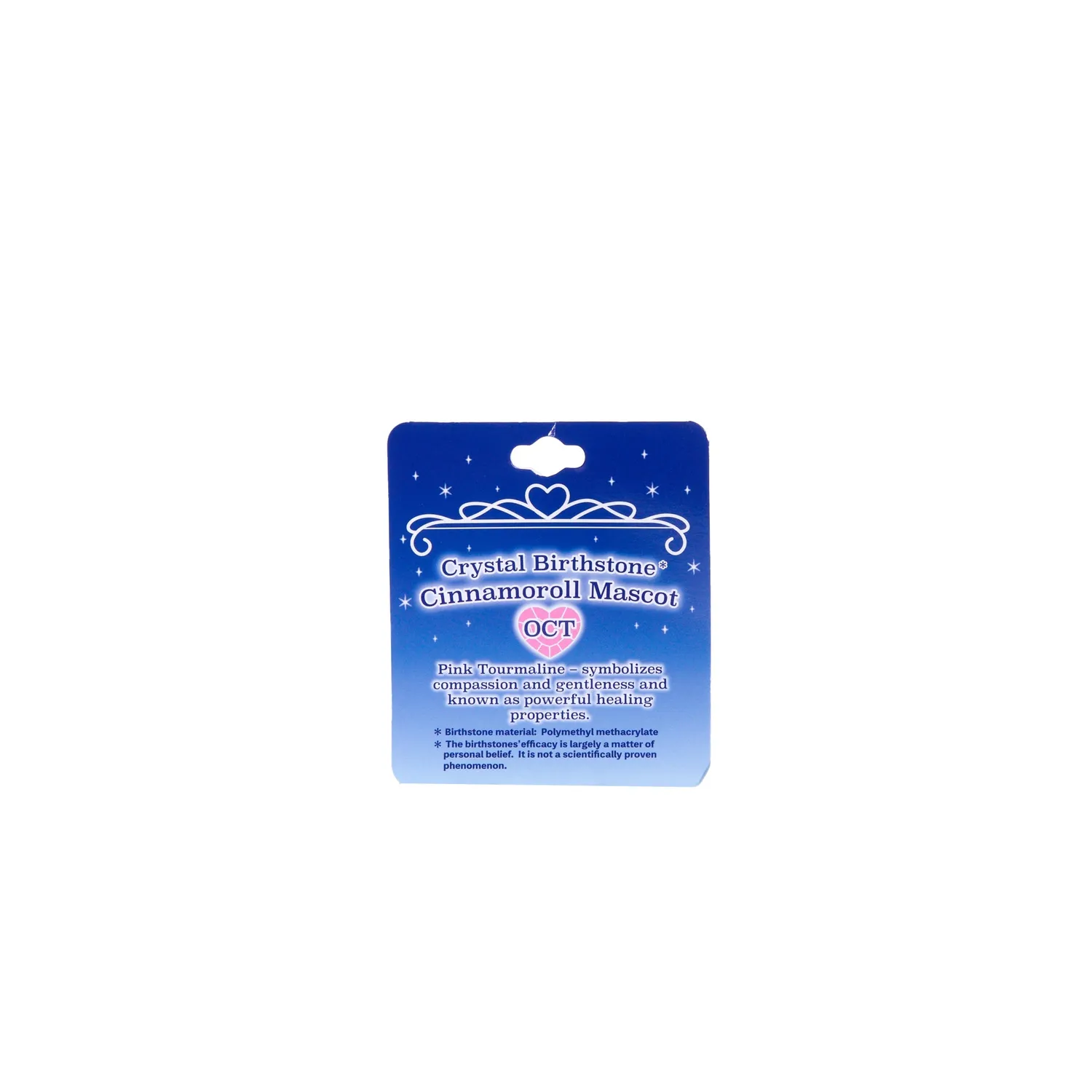 Hello Kitty Cinnamoroll Birthstone Mascot Keychain oktober rosa turmalin