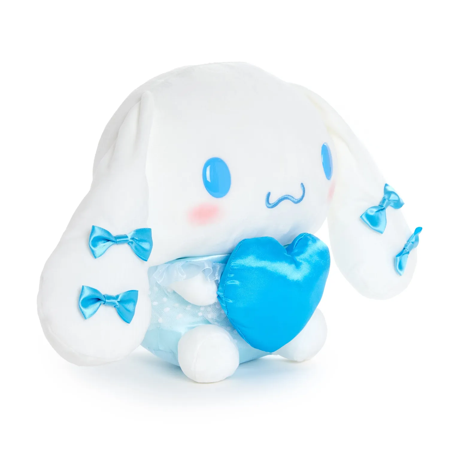 Hello Kitty Something Blue Cinnamoroll 12" kosedyr med blå sløyfe