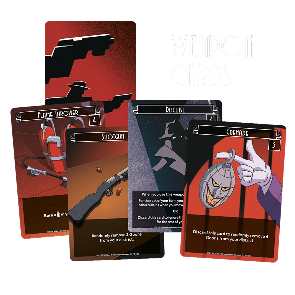 Batman: The Animated Series Enemies of Gotham City brettspill