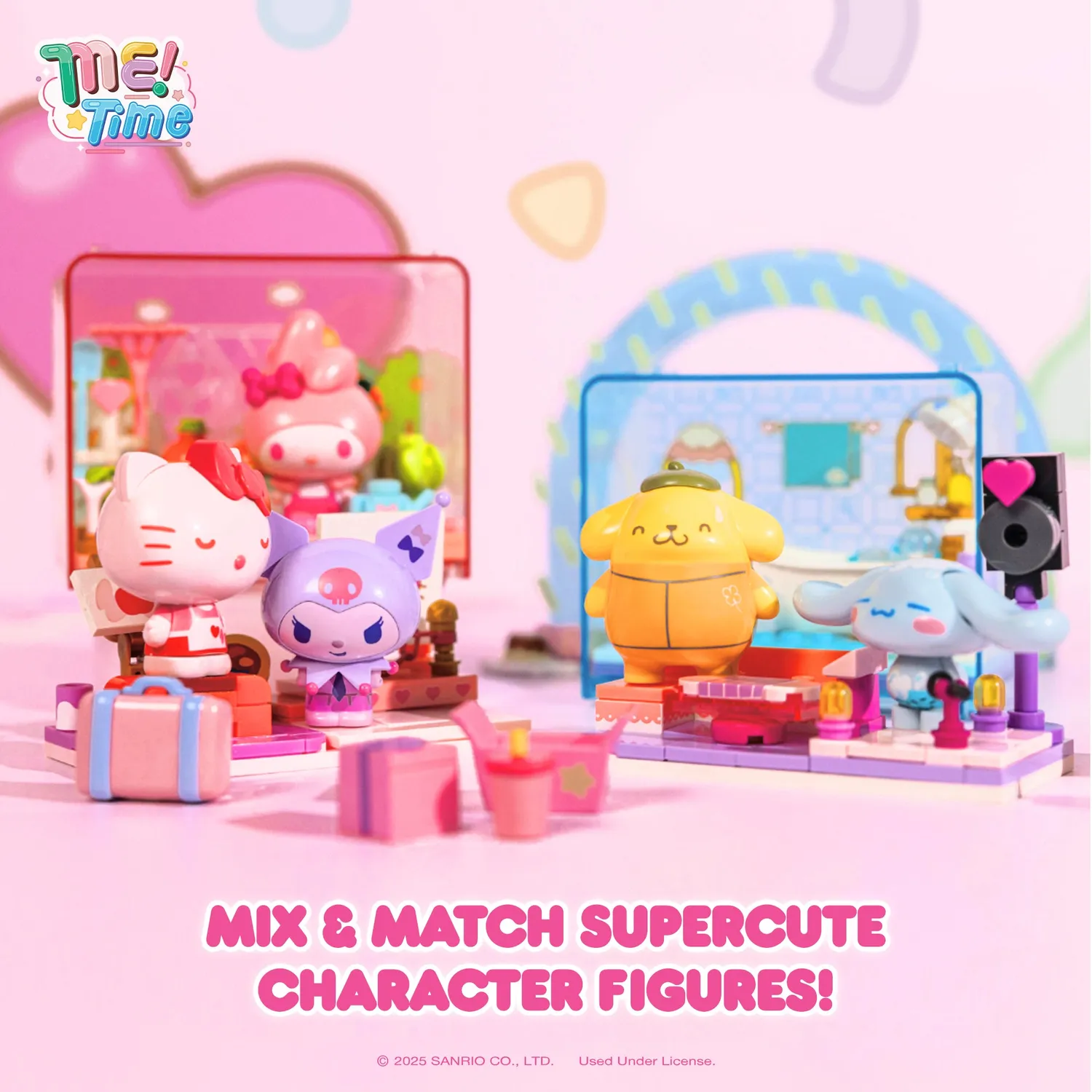 Hello Kitty and Friends Building Blocks Blind Box (Me Time) byggeklosser blindboks