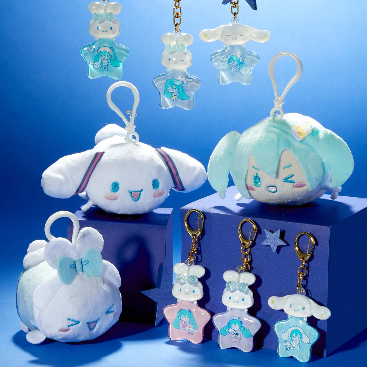 Hatsune Miku x Cinnamoroll Bubble nøkkelring blindpose