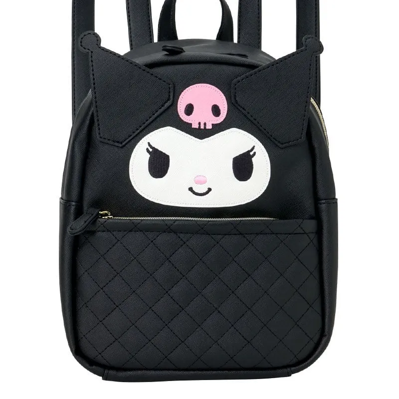 Hello Kitty Kuromi Classic Quilted Mini Backpack miniryggsekk