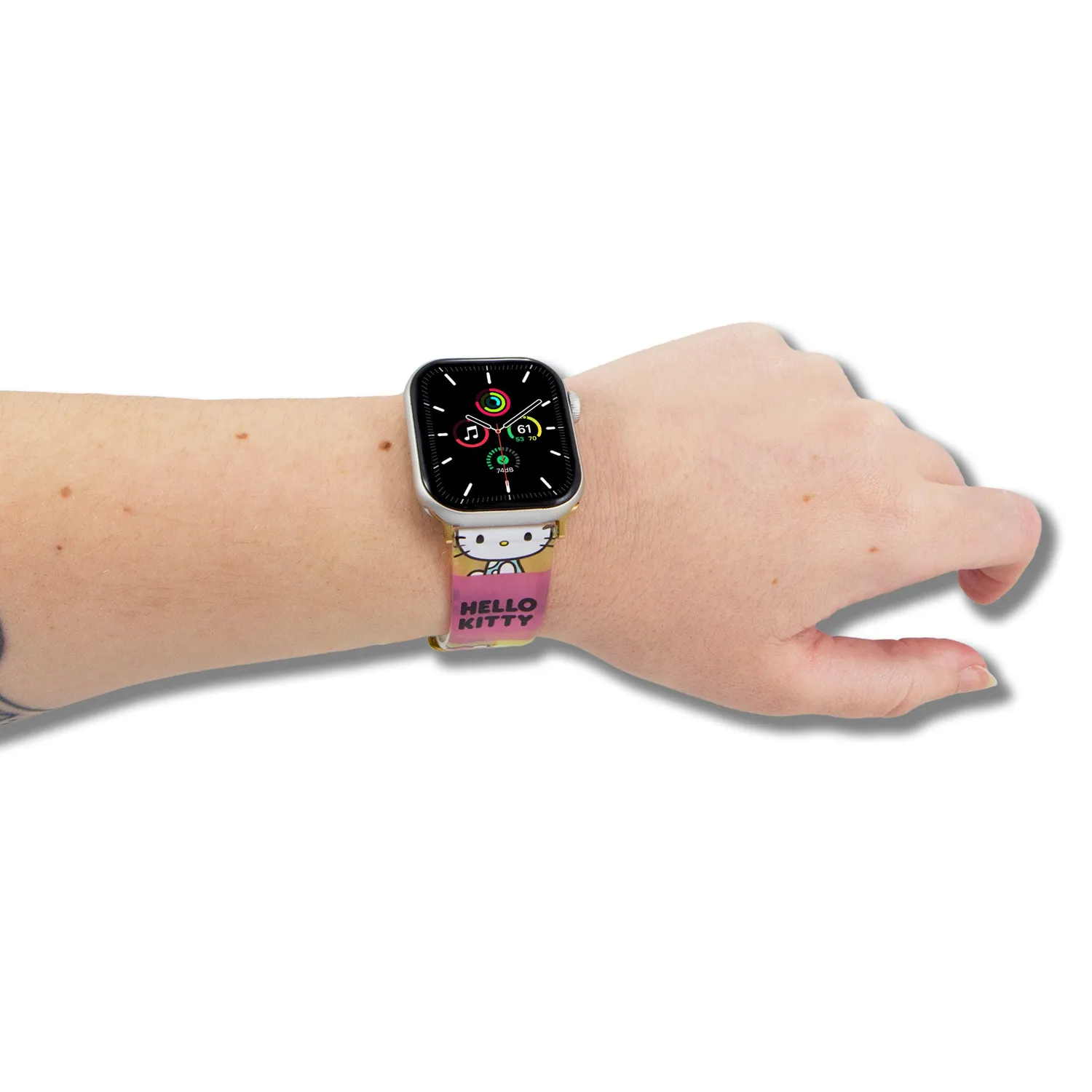 Hello Kitty x Sonix Grid Jelly Apple Watch Band klokkerem