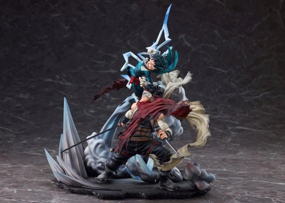 Manga Mania My Hero Academia Izuku Midoriya VS Stain figur 30 cm