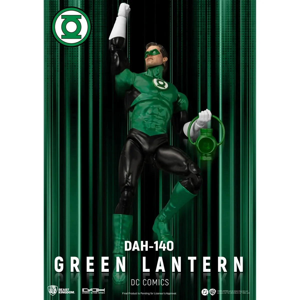 Green Lantern DAH-140 Dynamic 8ction Heroes actionfigur 8 tommer