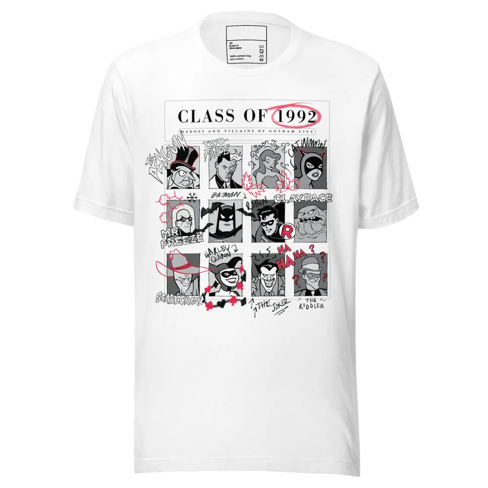 Batman: The Animated Series Class of 1992 T-skjorte Army, Asphalt eller Cardinal