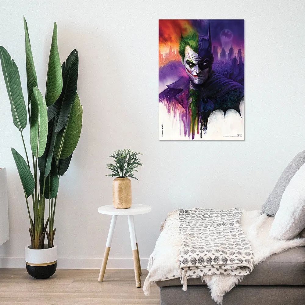Batman The Joker & Batman Two of a Kind MightyPrint veggbilde