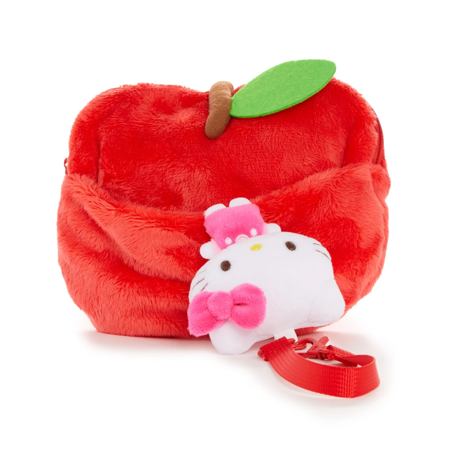Hello Kitty 5 Apples Tall mini pung med uttrekkbar snor